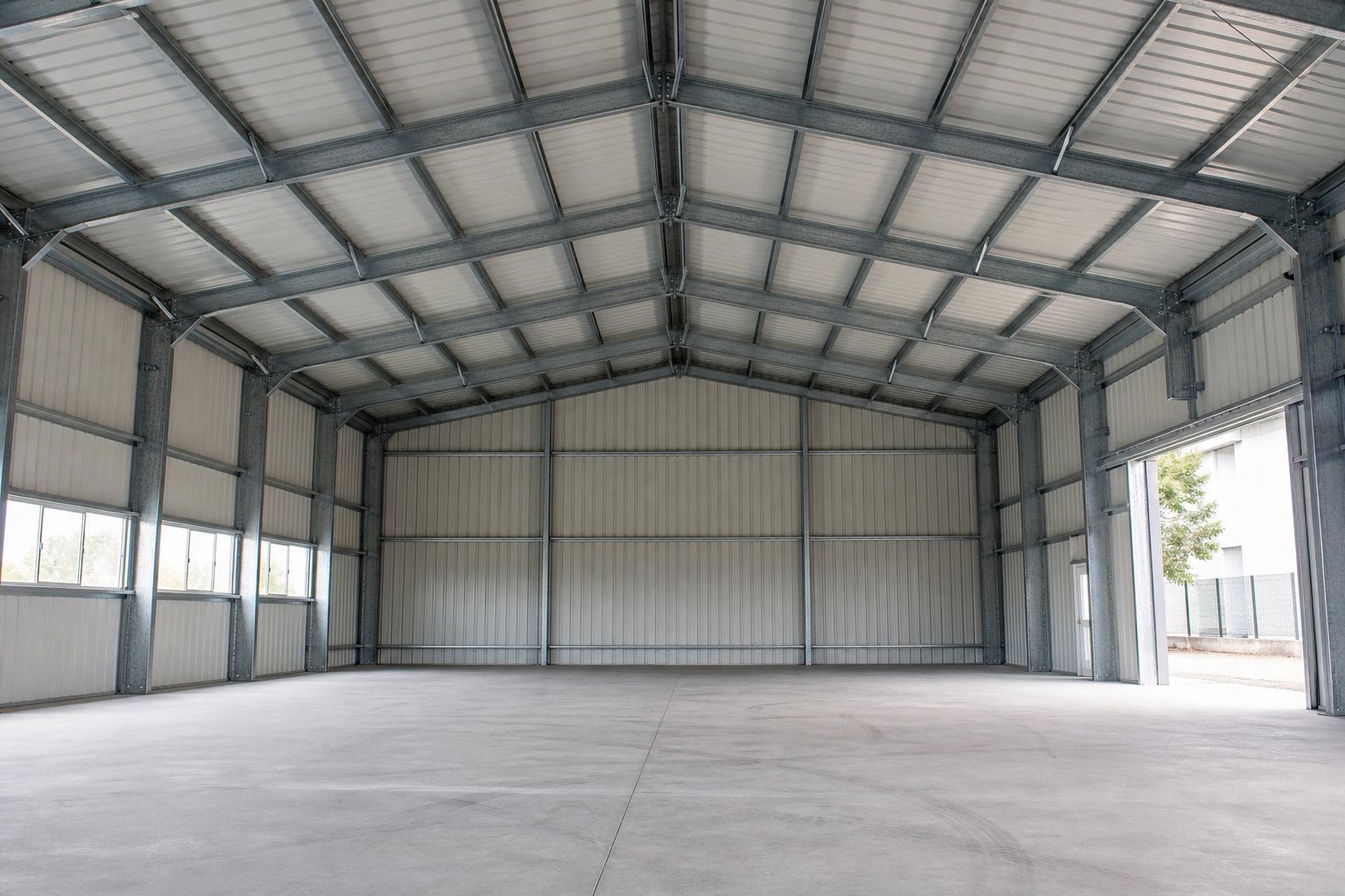 Modular light gauge steel warehouse building